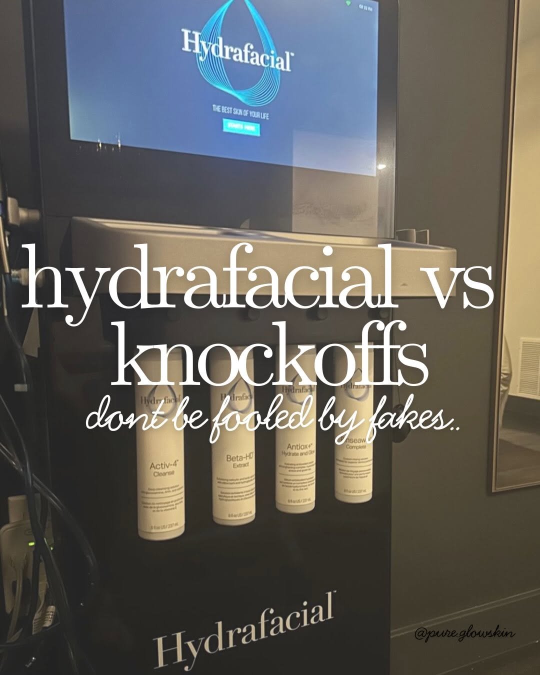 Photo shared by ADVANCED SKIN TREATMENTS : Your Skins Bestfriend ✨ on April 22, 2026 tagging @hydrafacial, @hydrafacial_uk, and @hydrafacial_fr. May be an image of text.