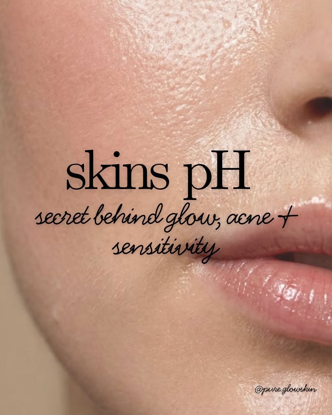 Photo by ADVANCED SKIN TREATMENTS : Your Skins Bestfriend ✨ on April 13, 2026. May be an image of one or more people, makeup and text that says 'skins pH secret behind behindglow glow, acne aenet t sensitin @pureglowskin glowskin @pure'.