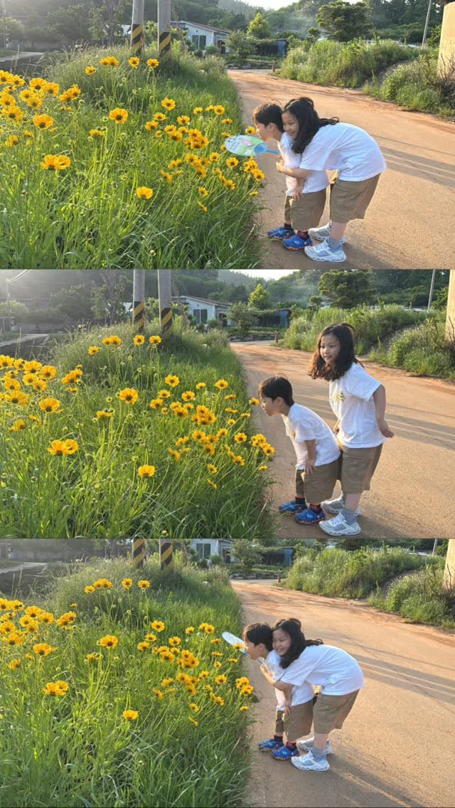 purie_cha 게시물 이미지: 400키로 달려 도착한 외할아버지네💕
하부지도 선율이도 너무 행복했던 2박 3일🐥💛🐥