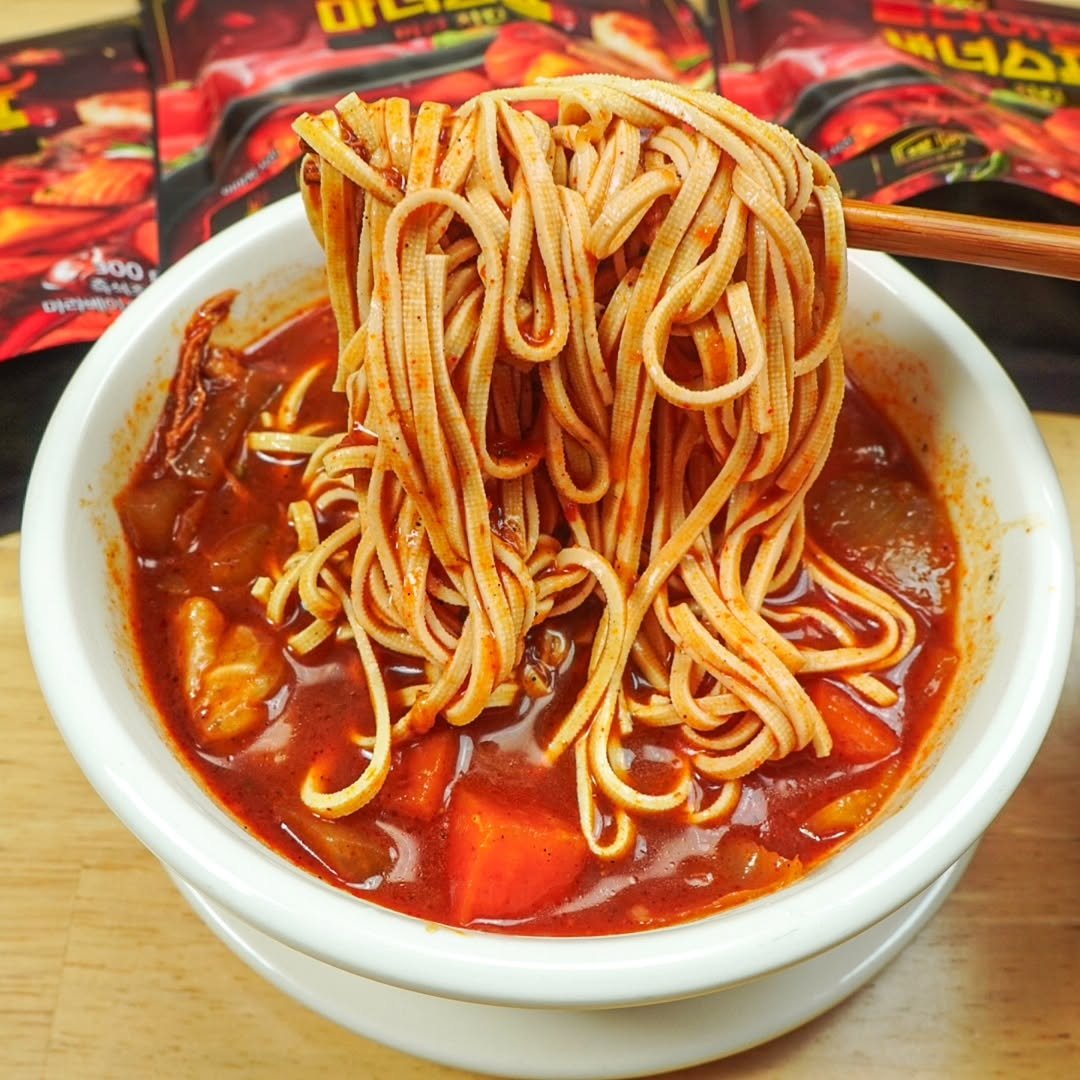 Photo shared by 리틀식탁 LittleTable on September 29, 2025 tagging @fullight_official. May be an image of ramen, tofu, noodles, stew, chopsticks and text.