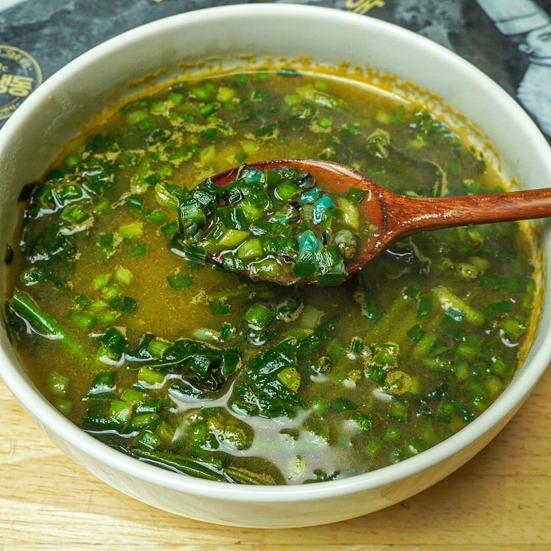 Photo shared by 리틀식탁 LittleTable on September 23, 2025 tagging @dolfarmer_official. May be an image of congee, condiment, vegetable and text.