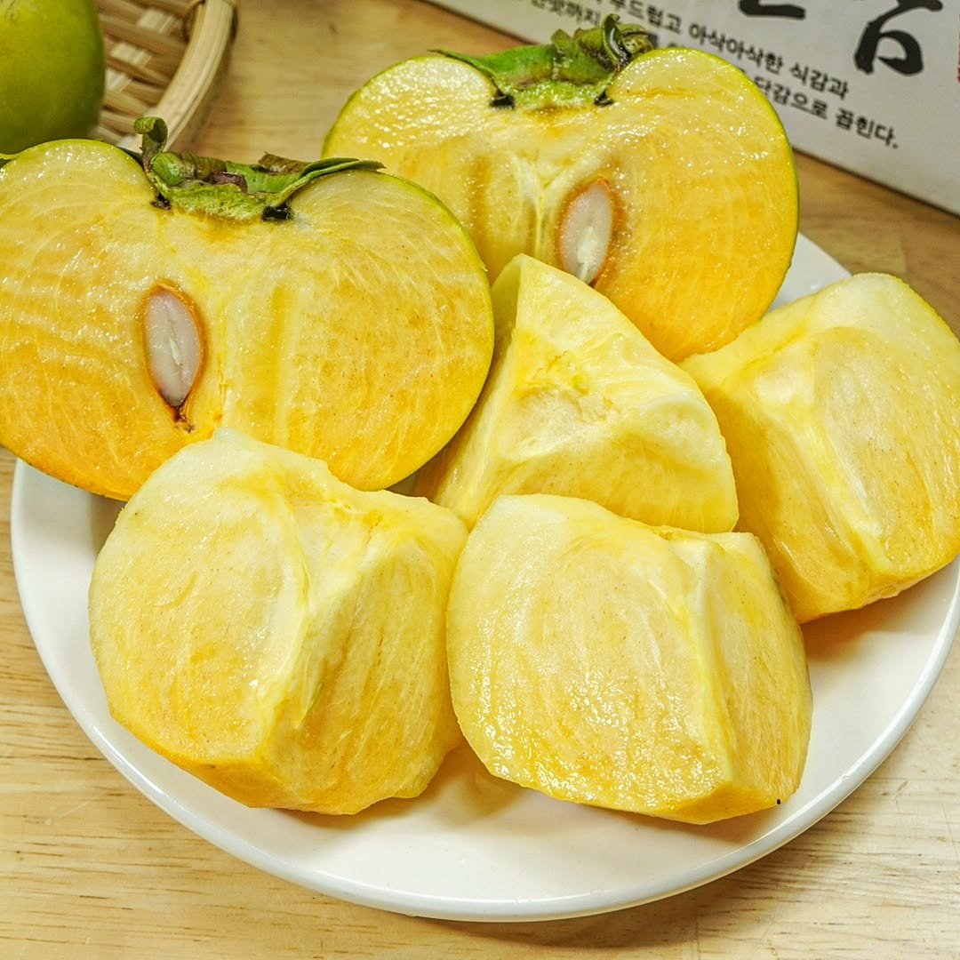 Photo shared by 리틀식탁 LittleTable on September 21, 2025 tagging @dolfarmer_official. May be an image of mangosteen, melon and text.