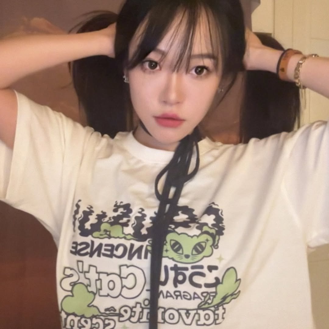 Photo shared by ひna 히나 on June 12, 2025 tagging @_kkimhy, and @cousuiofficial. May be an image of one or more people, hair, top and text.