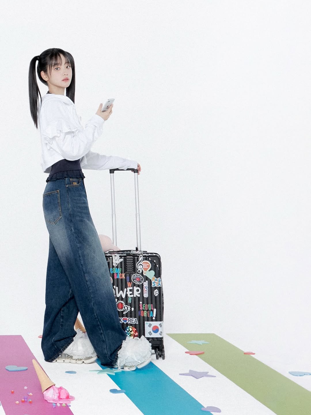 Photo by QWER on February 20, 2026. May be an image of text that says 'COME BACK WER 8 $ KOREA'.