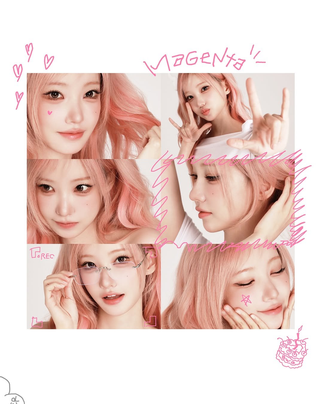 qwerband_official 게시물 이미지: 🩷🦊 HAPPY MAGENTA DAY 🦊🩷

#QWER #MAGENTA...