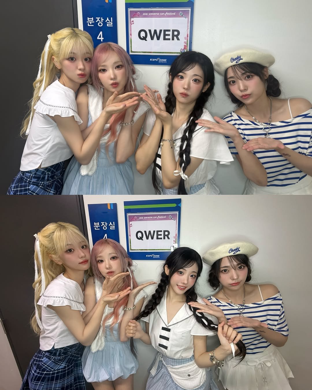 qwerband_official 게시물 이미지: 트리뷰트 무대로 선보인 ‘다시 여기 바닷가’와 함께 🌊
2026 위버스콘 좋아해...