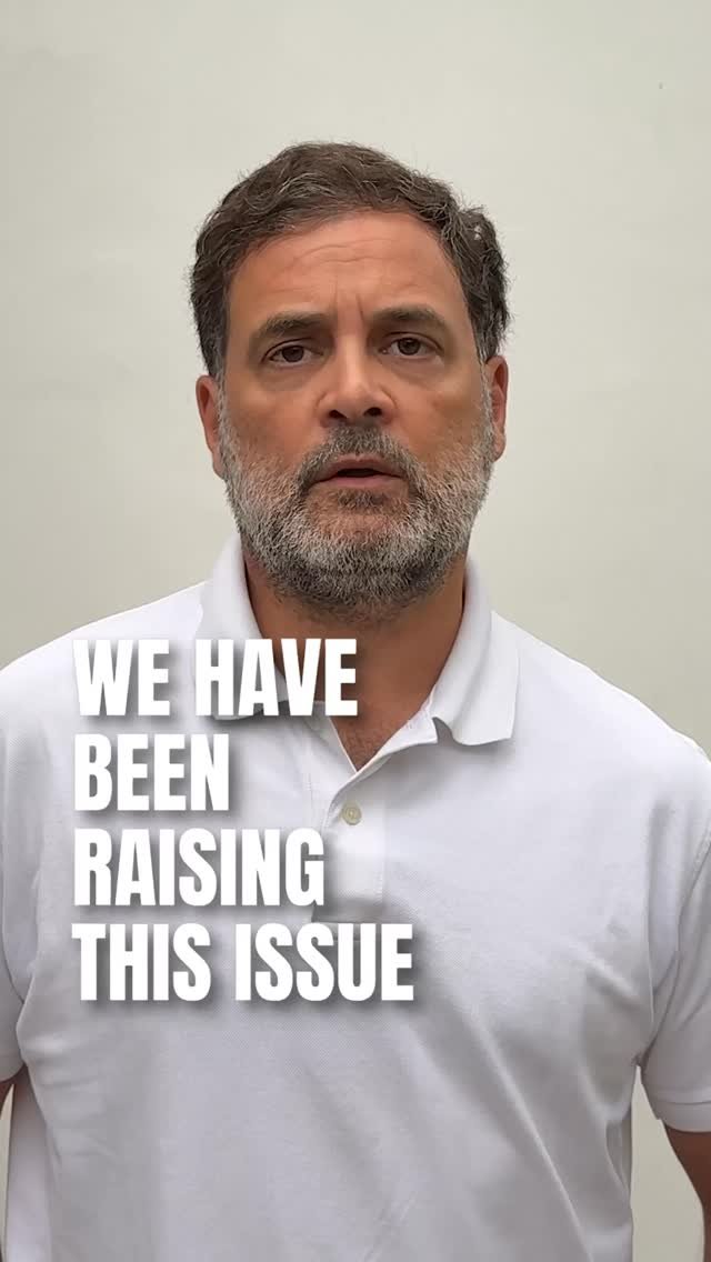 rahulgandhi 게시물 이미지: प्यारे छात्रों, आपके संघर्ष में आपके साथ हमेशा...