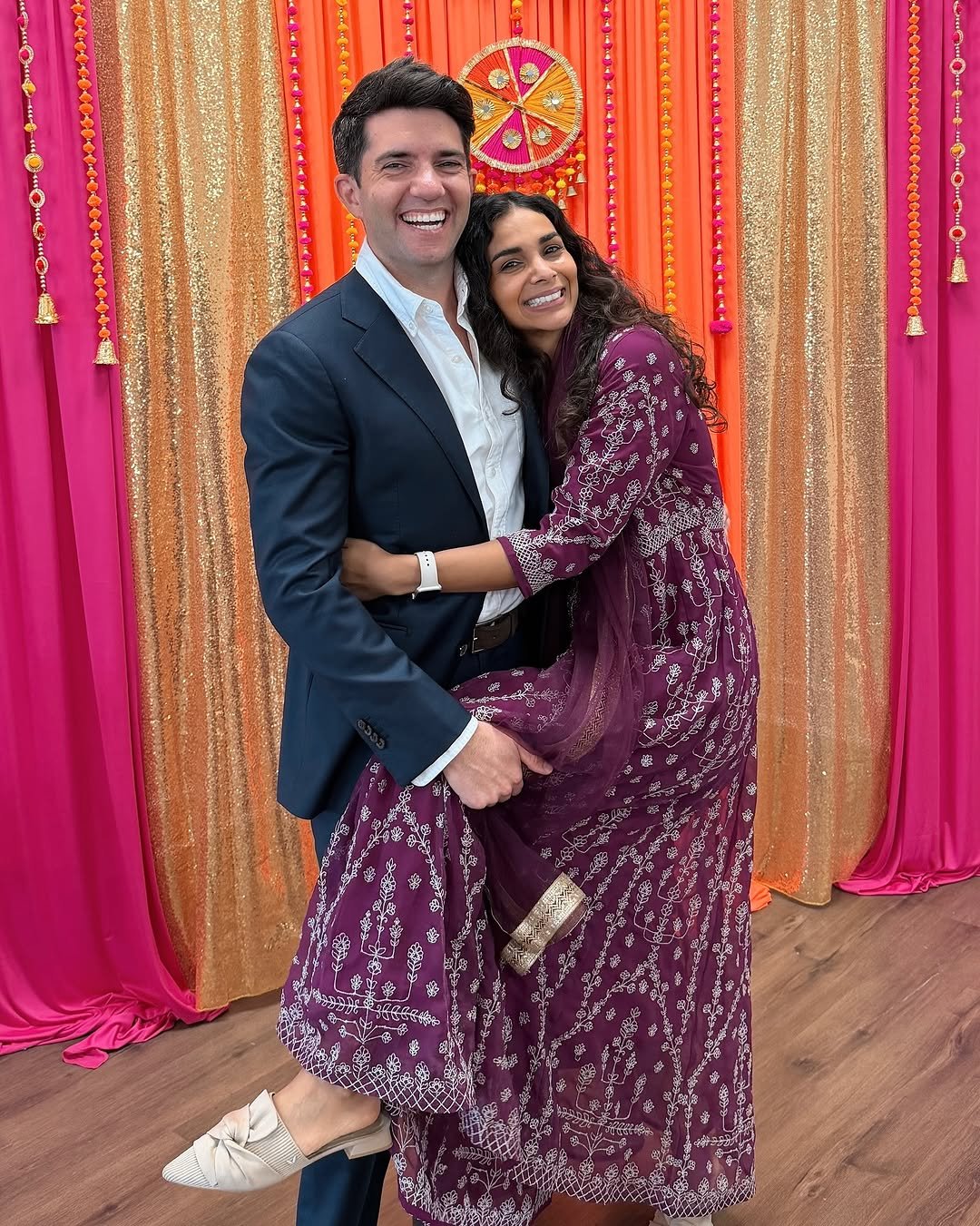 Photo by Nisha Vora | Vegan Recipes on November 02, 2025. May be an image of smiling, wedding and text.