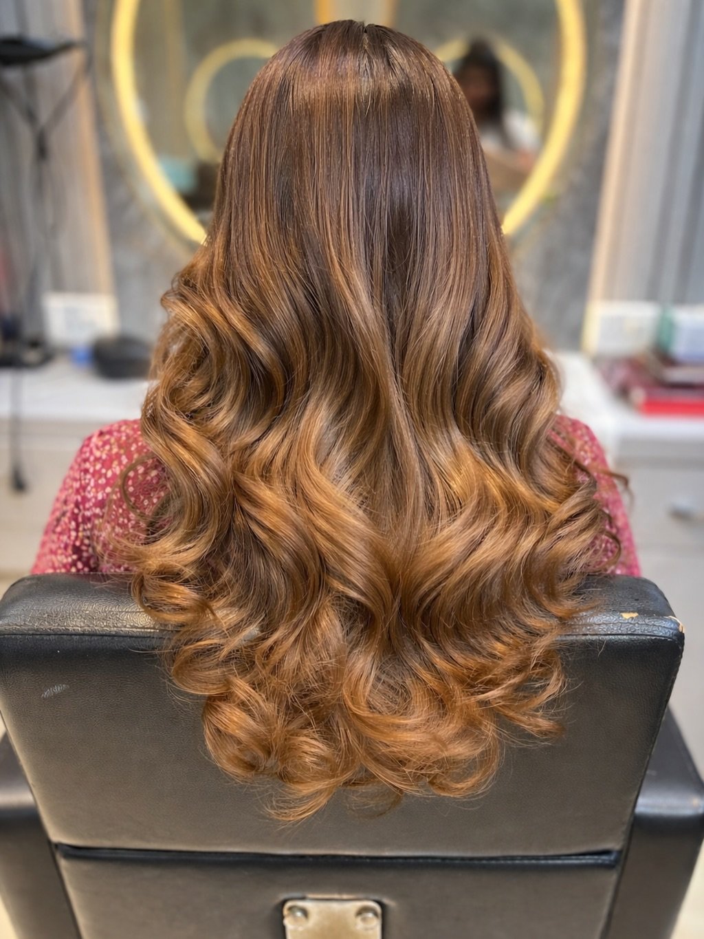 Photo by Loukia Salon Ranchi on April 18, 2026. May be an image of one or more people, blonde hair, long hair and text.