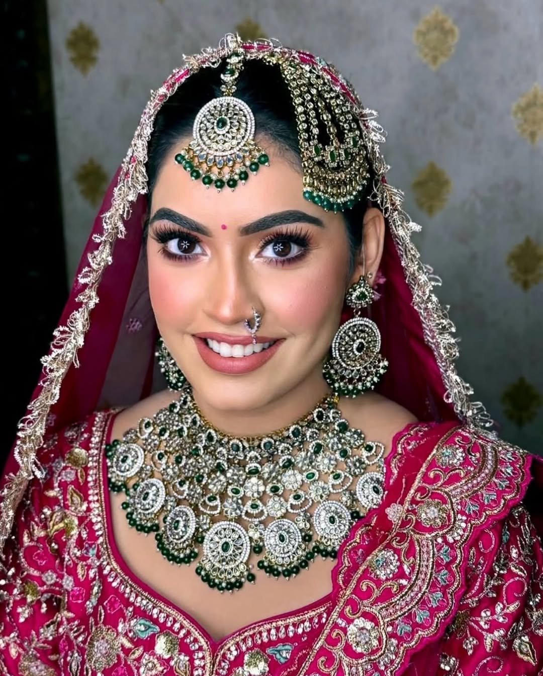 ranchi_loukia_salon 게시물 이미지: Bridal makeup 
@loukiasalon #makeup...