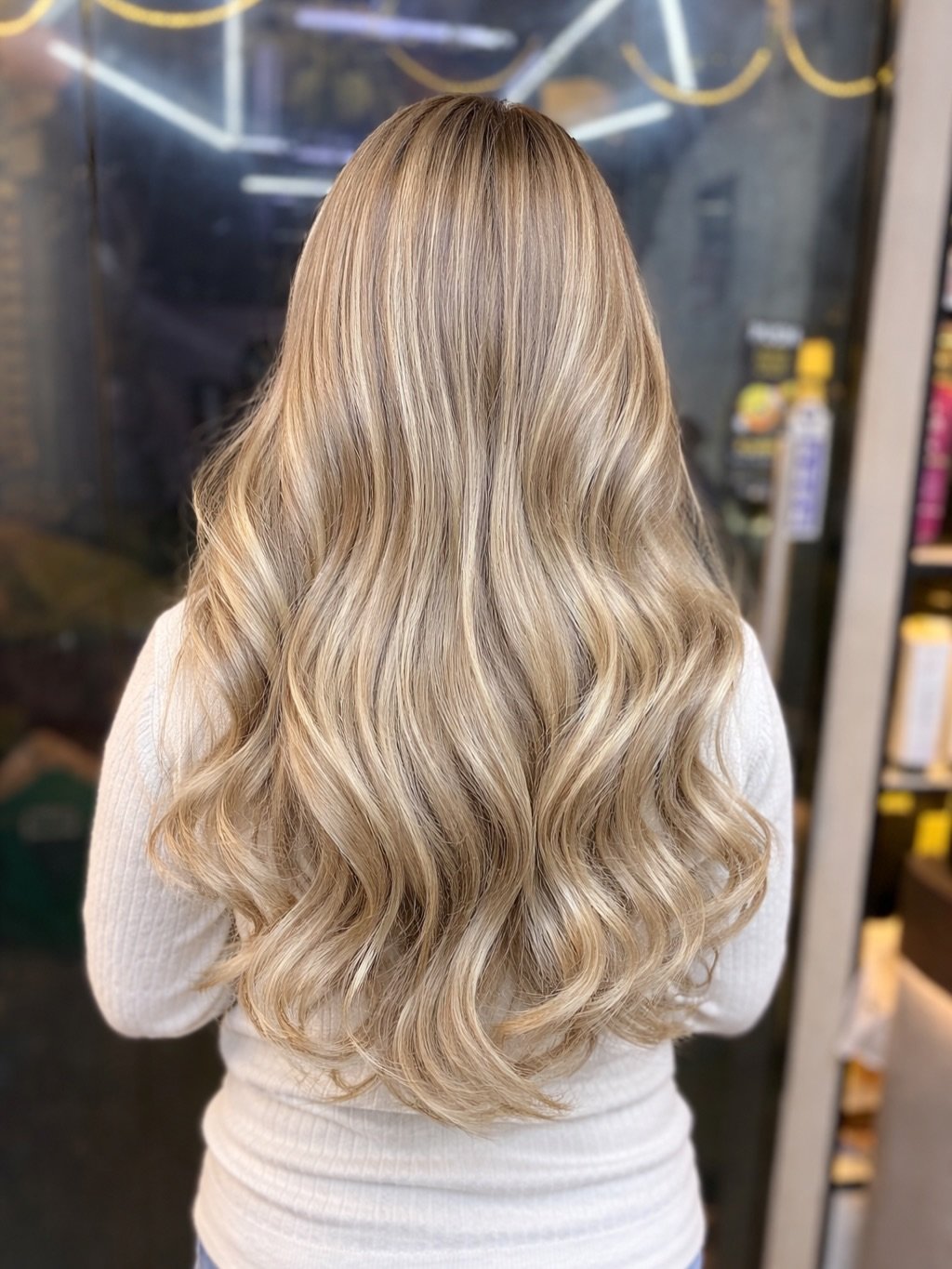 Photo shared by Sanjay Hair Expert on April 17, 2026 tagging @loukiasalon, and @ranchi_loukia_salon. May be an image of one or more people, braids, blonde hair, long hair and text.