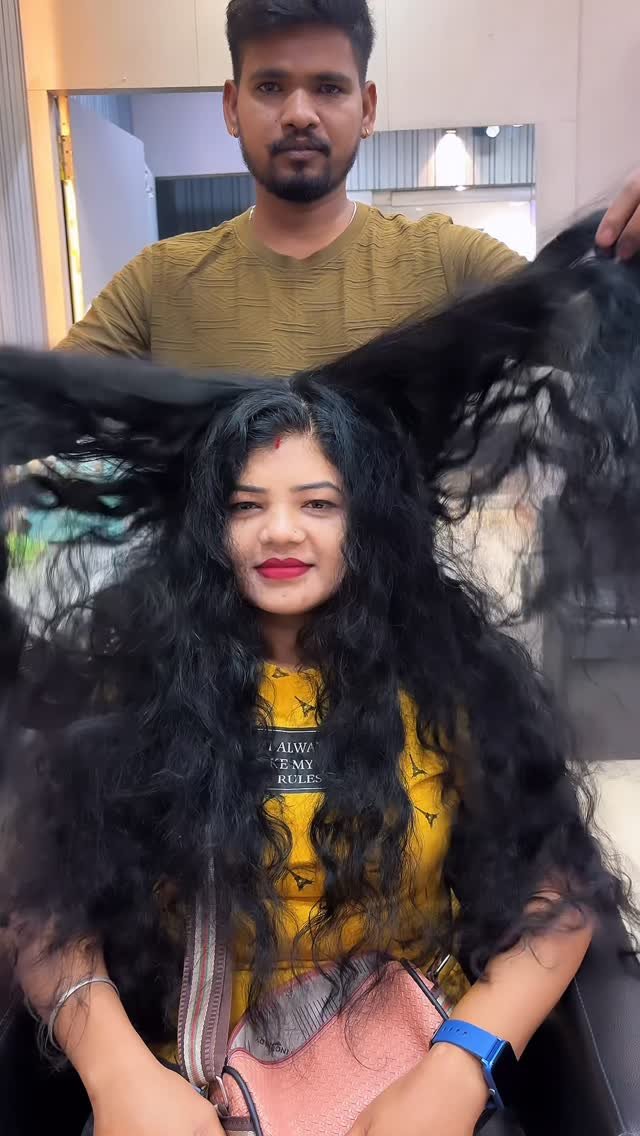 ranchi_loukia_salon 게시물 이미지: Long hair Transformation @ranchi_loukia_salon...