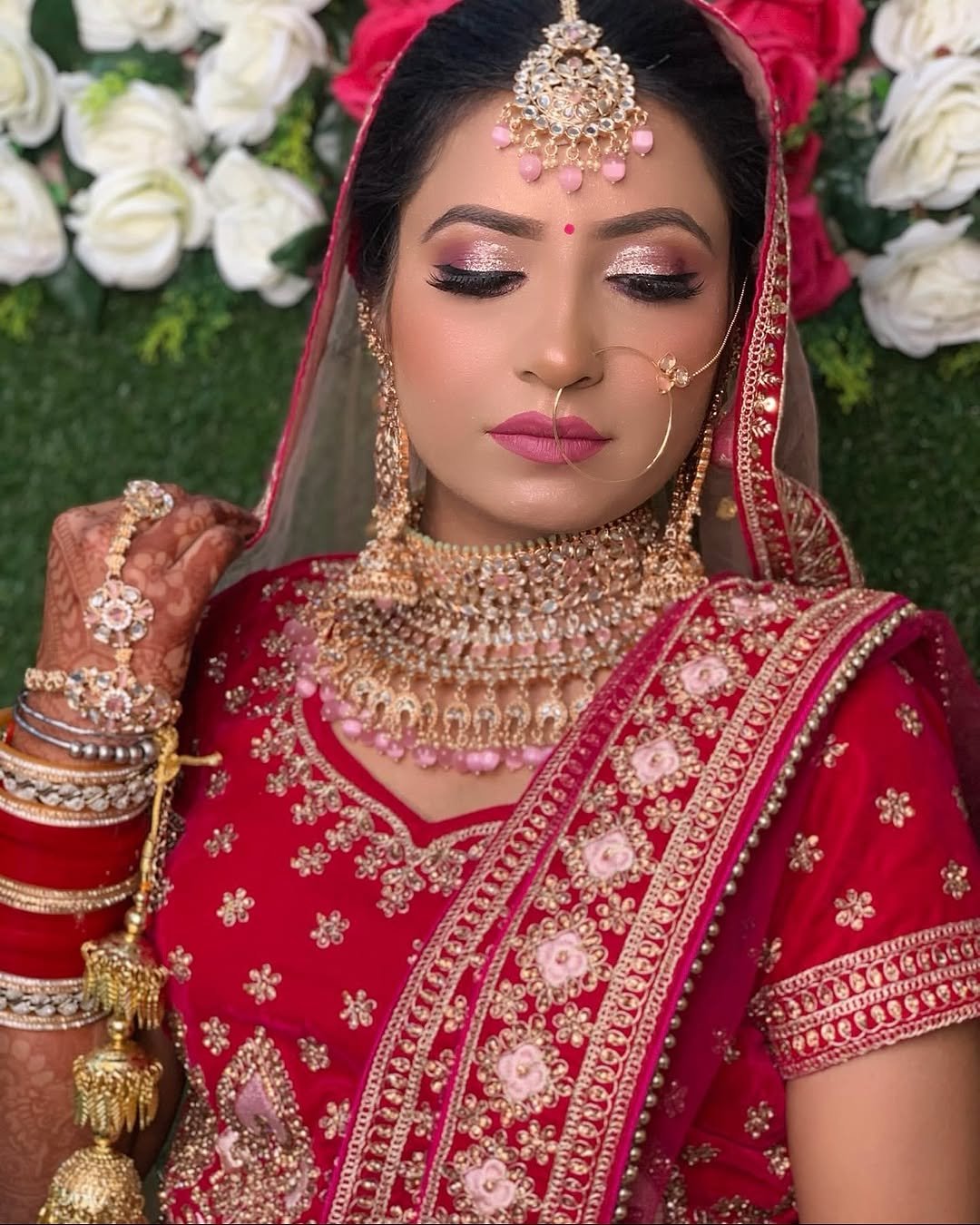 ranchi_loukia_salon 게시물 이미지: Bridal makeup: the perfect balance of natural...