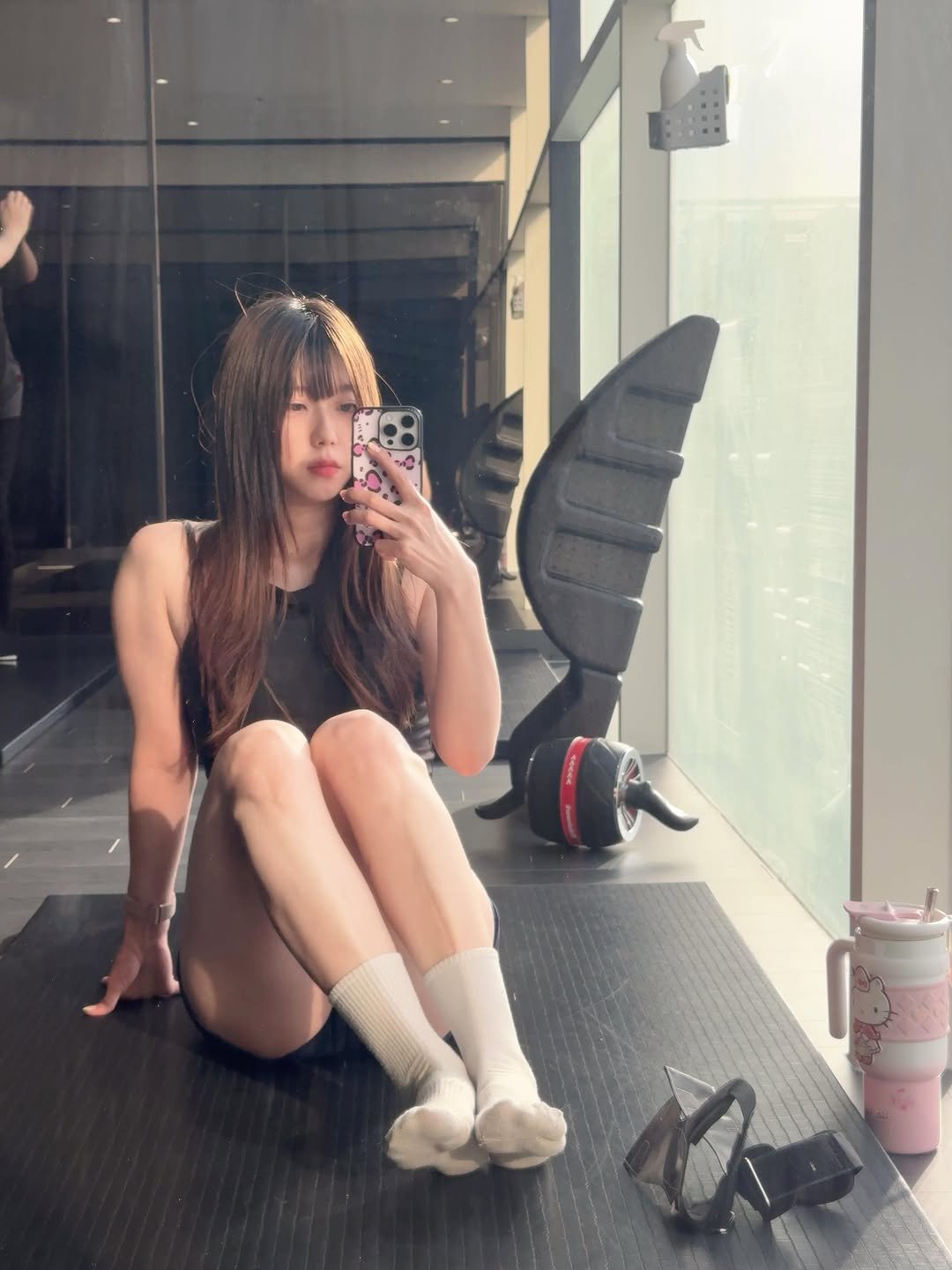 rangdori_healthy 게시물 이미지: 오널의 새벽반은 회개의 등운동🫡 어제 배운거 복습도 했는데 몸이 삐꾸된 기분 ㅜㅜ...