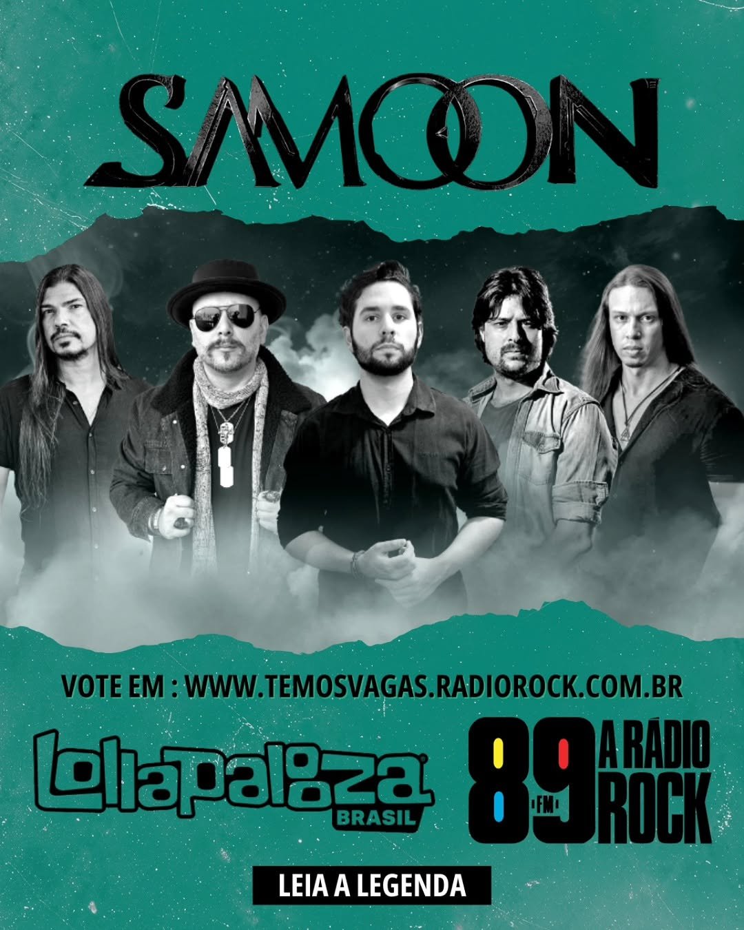 Photo shared by SAMOON on January 28, 2026 tagging @raphaeldafras, @gustavodipadua, @samuelcirelli, @henriquemartinshc, and @trianigabriel. May be an image of poster, magazine, concert and text.