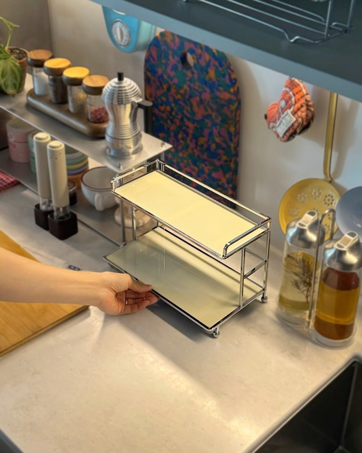 rara__home_ 게시물 이미지: ✔️ 1만원대! 한정수량

집 어디든 예쁘게 정리되는 감성템
버터 2단선반 드디어...