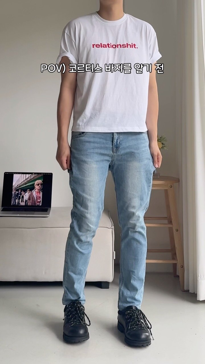 rastle__fashion 게시물 이미지: 코르티스깔 세미플레어 핏 팬츠 코디
평소에 와이드팬츠만 입는데 이건 진짜 맛있네...