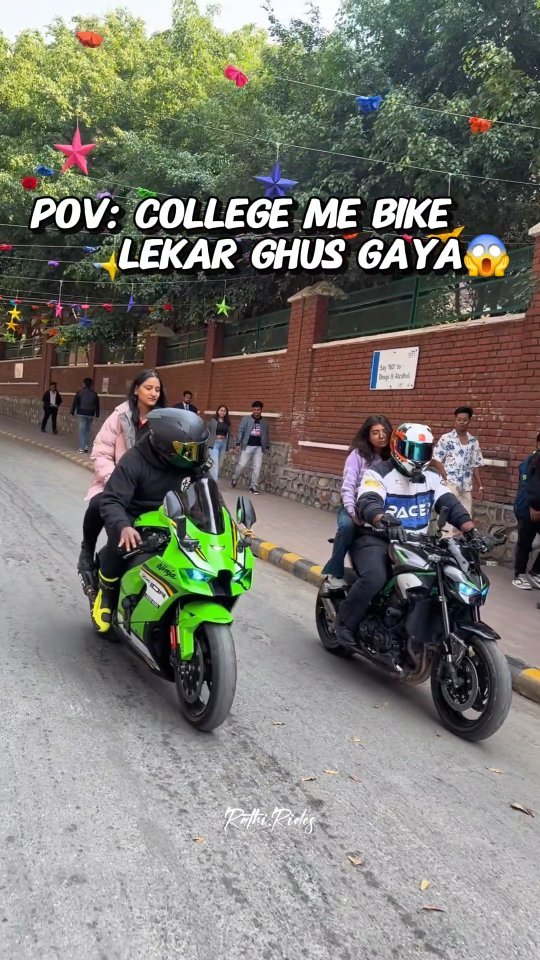 rathi.rides 게시물 이미지: Crazy Reactions hogaya ye...