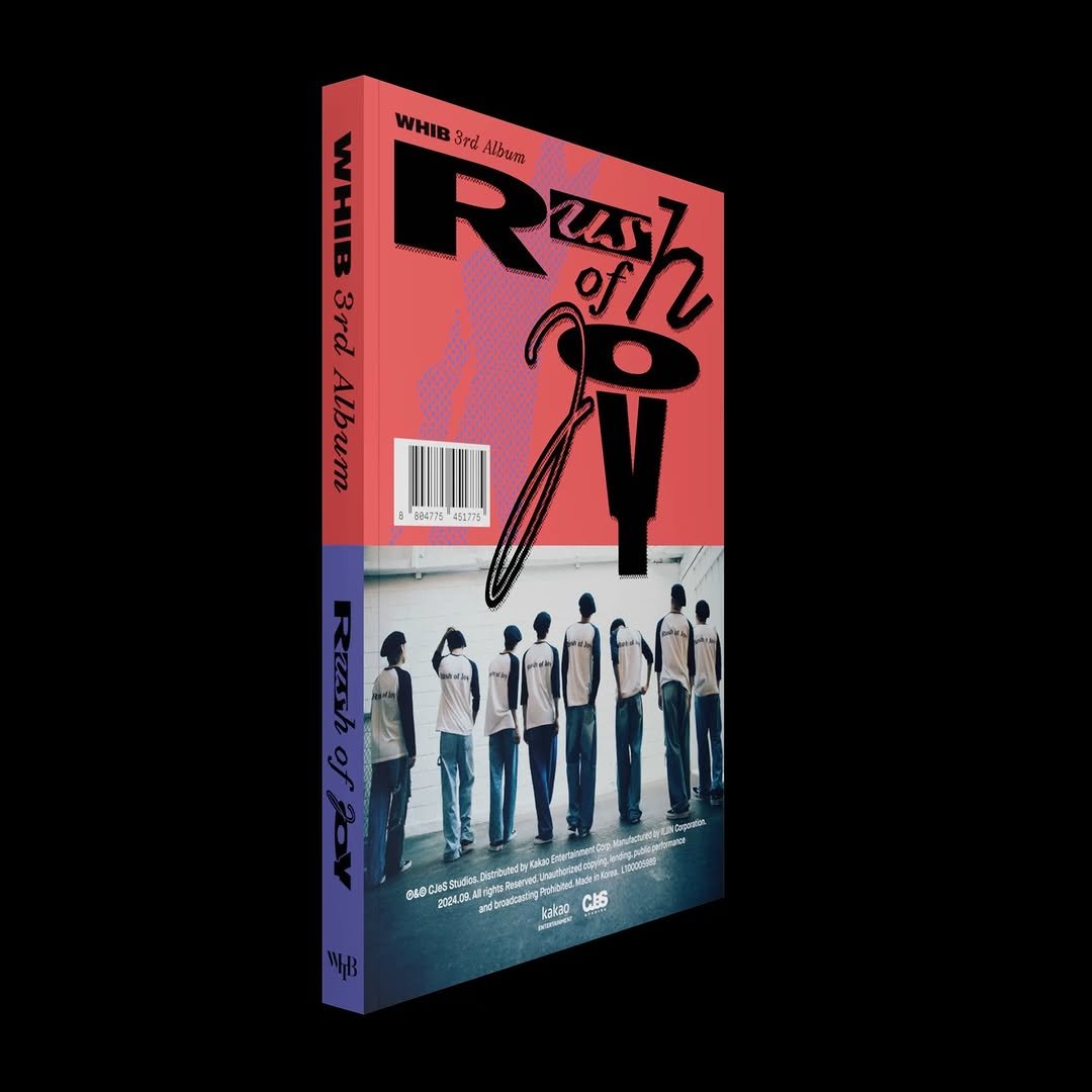 Album graphic identity design for WHIB 3rd Single Album [Rush of Joy]