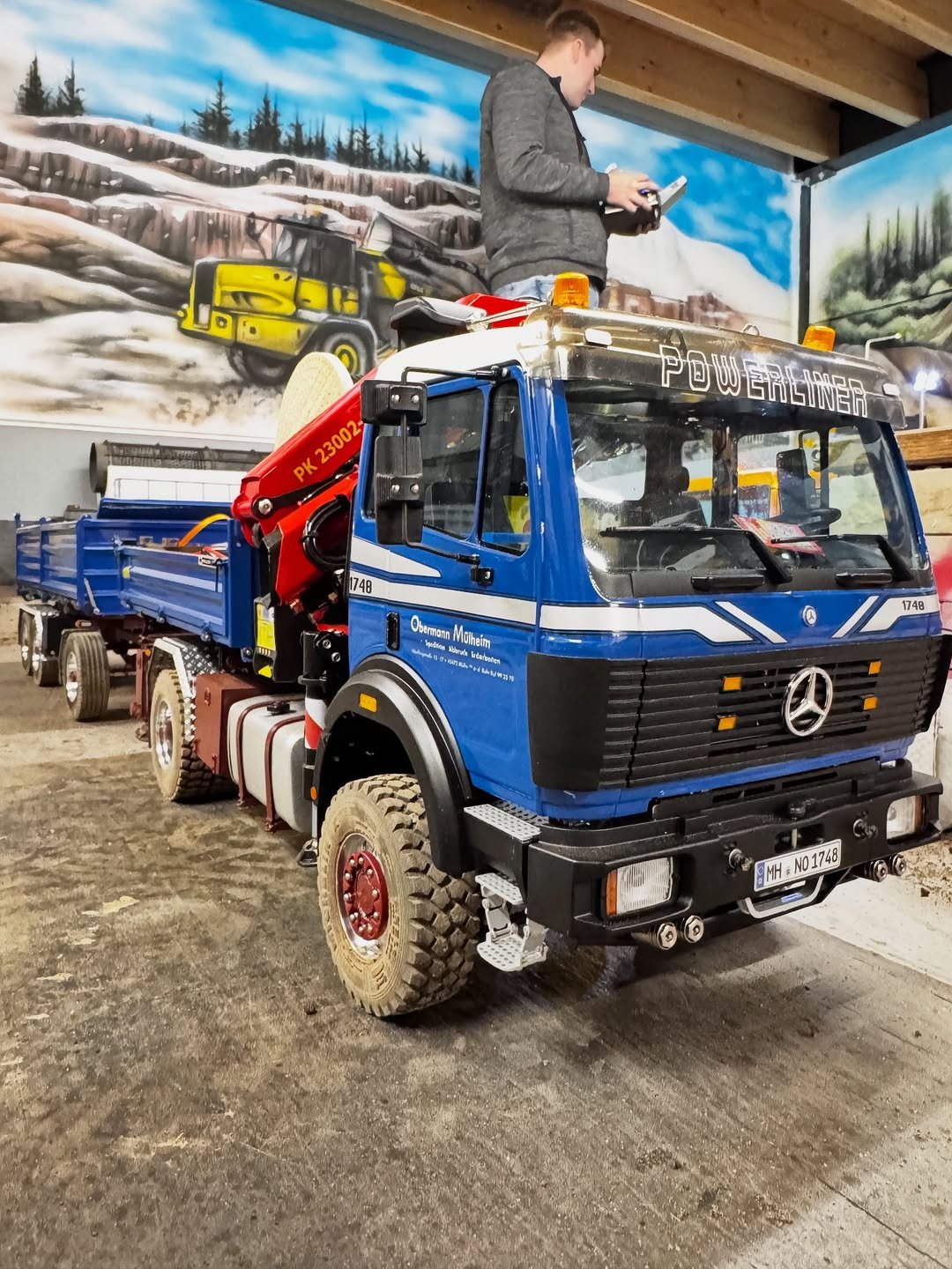 Photo by rcdreammachine on January 21, 2026. May be an image of service vehicle, snowplow, forklift, truck and text.