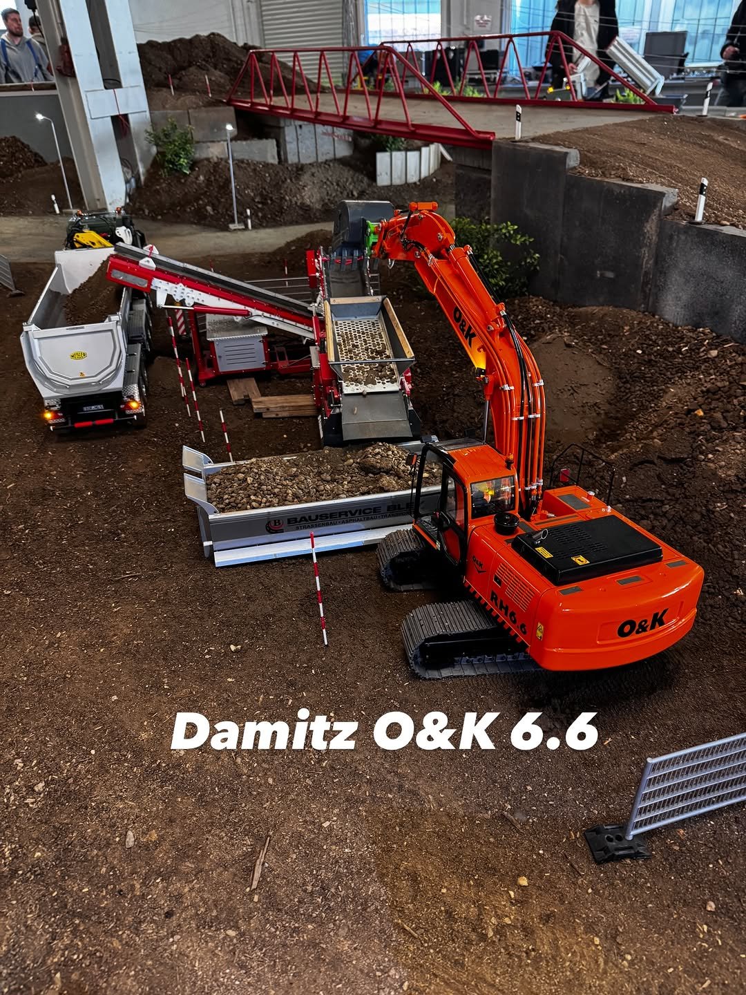 Photo by rcdreammachine on February 23, 2026. May be an image of crane, lego and text that says 'ብርራ O&K Damitz O&K DamitzO&K6.6 O&K6.6 6.6'.