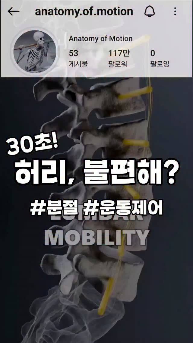 re._.building 게시물 이미지: 허리 뻐근함, 이유를 모르겠다면

위 영상은 원본 내용을 의역한 것입니다.

영상이...