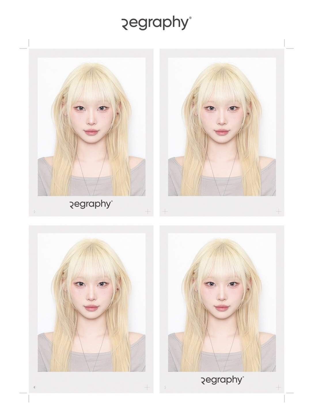 Photo shared by 리그라피_준성 on March 19, 2026 tagging @re_graphy_jun. May be an image of one or more people, braids, bangs, blonde hair and text that says 'egraphy® Regraphy egraphy'.