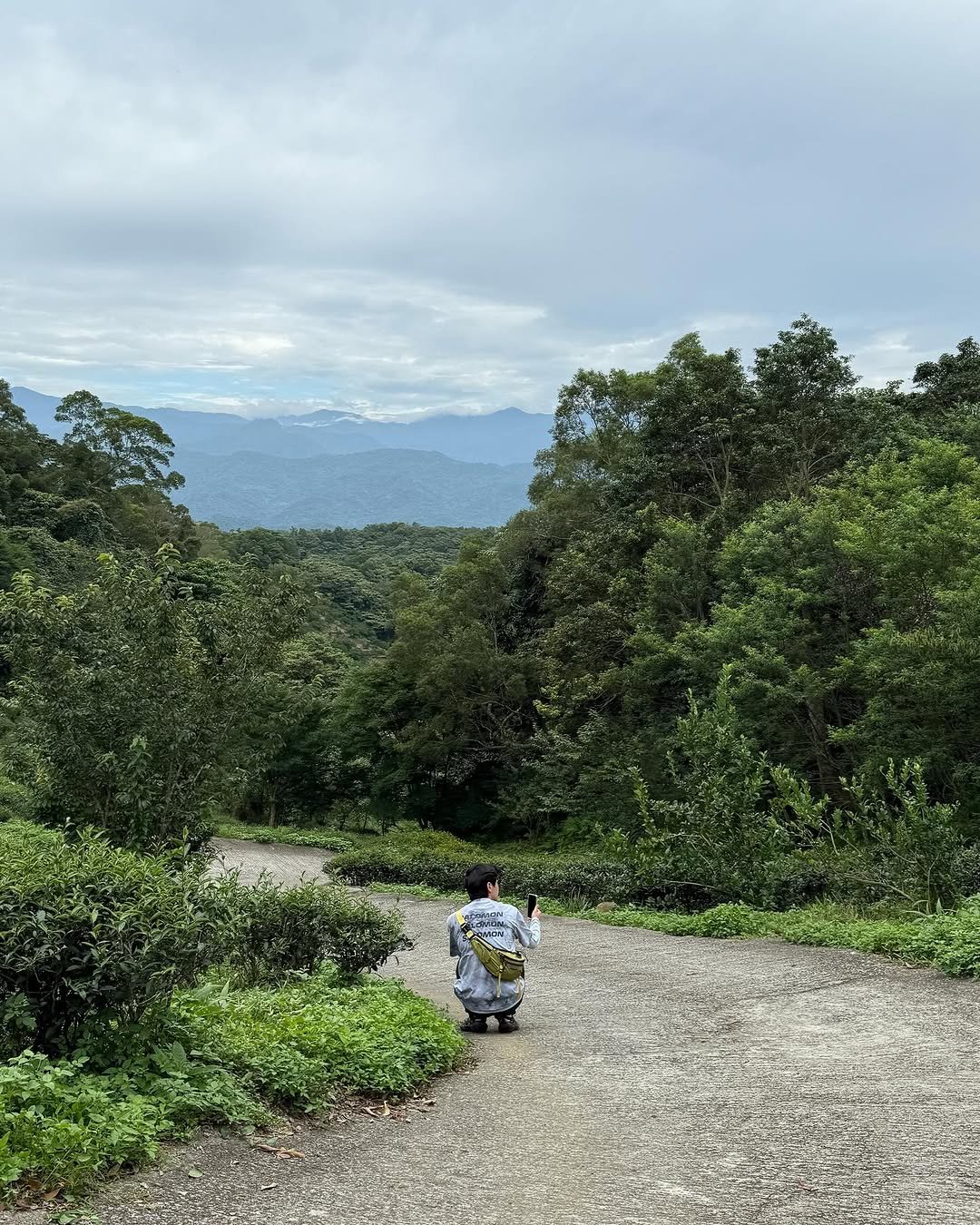 Photo shared by 이준영 on February 15, 2026 tagging @real_2junyoung. May be an image of motorcycle, road, mountain and text.