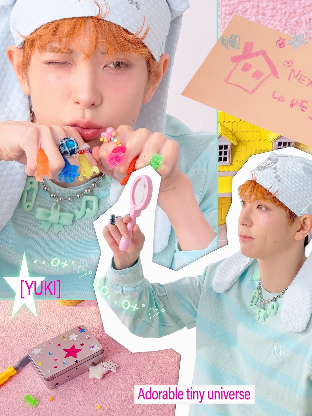 Photo by NEXZ on March 20, 2026. May be an image of text that says 'ਧੇ NE Lo LOVE VE [YUKI] ₩ Adorable tiny universe'.