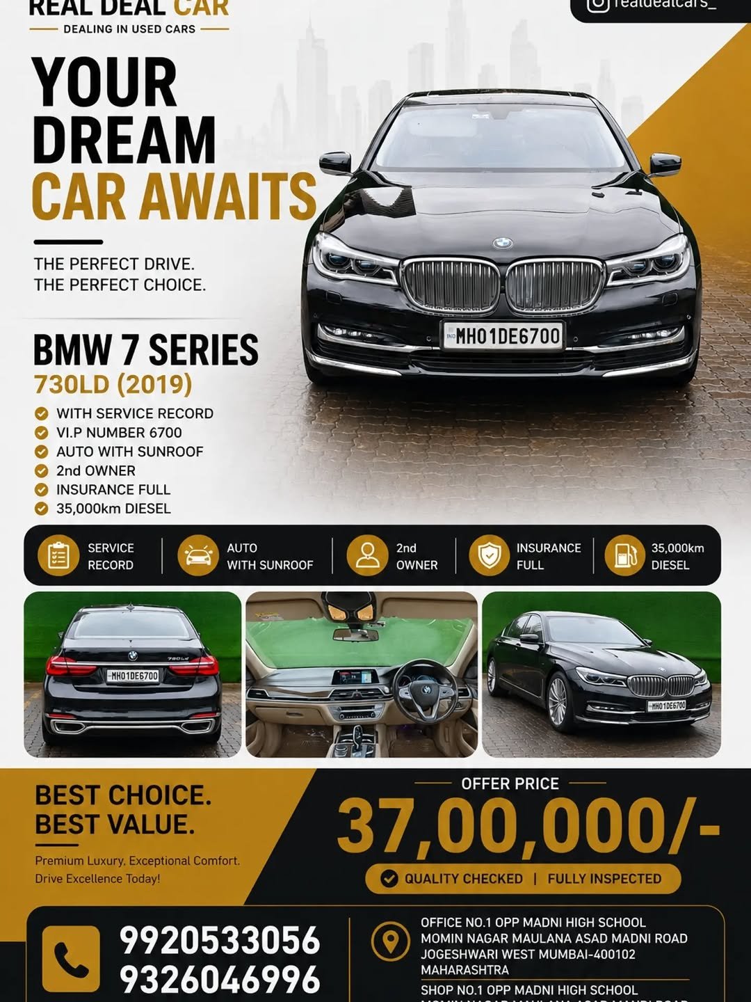 realdealcars_ 게시물 이미지: realdealcars_BMW 7SERIES 730LD...