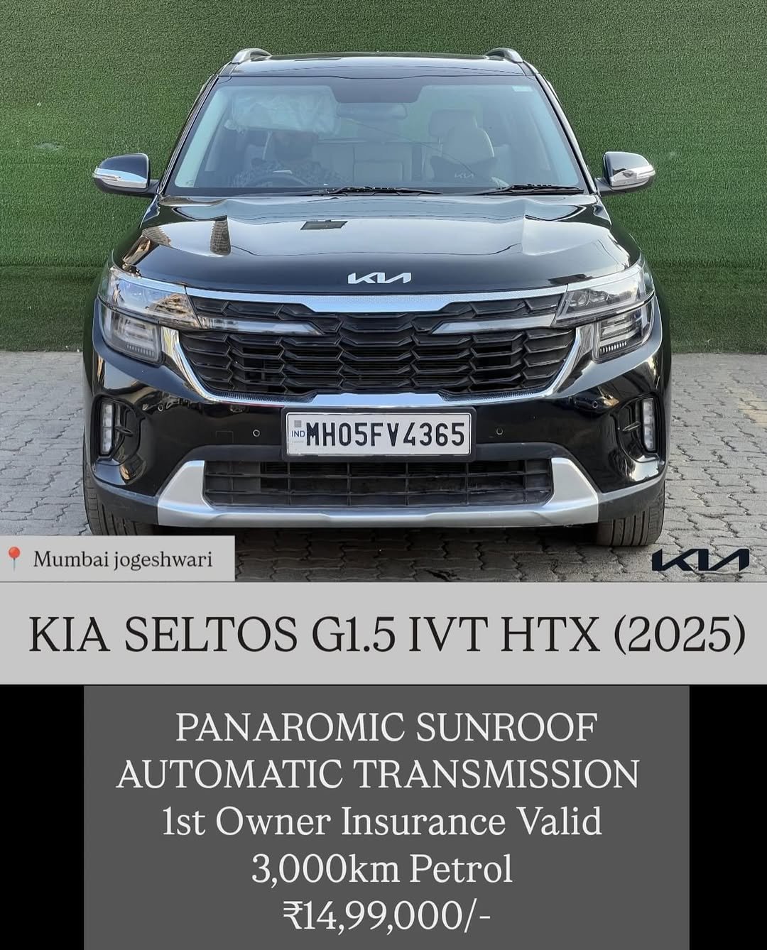 realdealcars_ 게시물 이미지: KIA SELTOS G1.5 IVT HTX...