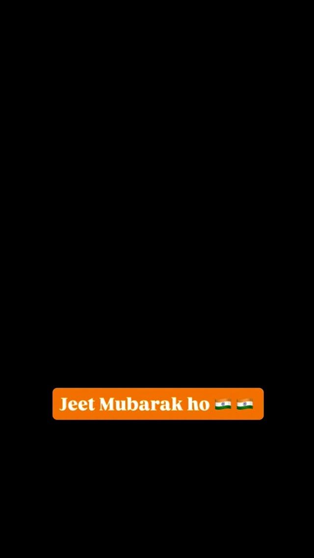 realharshgujral 게시물 이미지: Jeet Mubarak ho dosto 🇮🇳 🇮🇳 
Kal subh content...