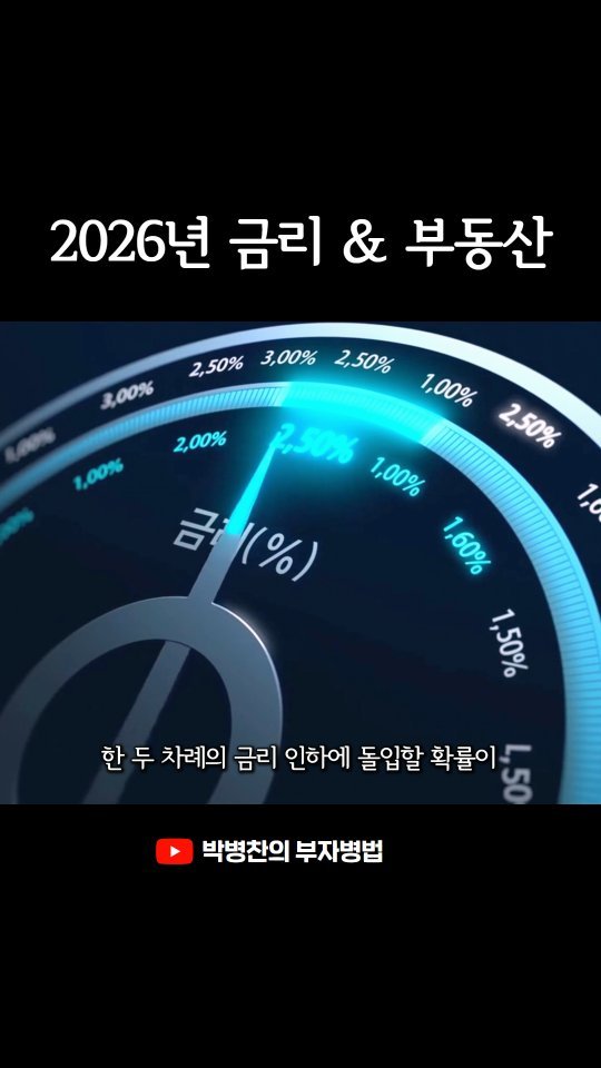 realpasset 게시물 이미지: 2026년 금리와 부동산!

서울 수도권 부동산 시장의 핵심 키워드 7가지를...