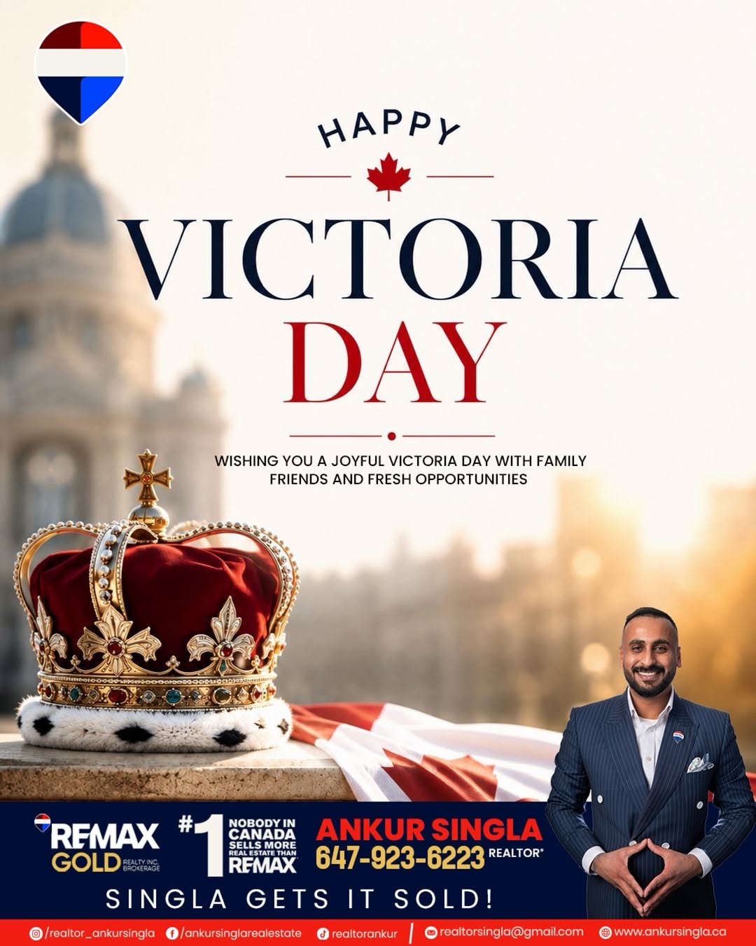 realtor_ankursingla 게시물 이미지: 🇨🇦 Happy Victoria Day Long Weekend!...