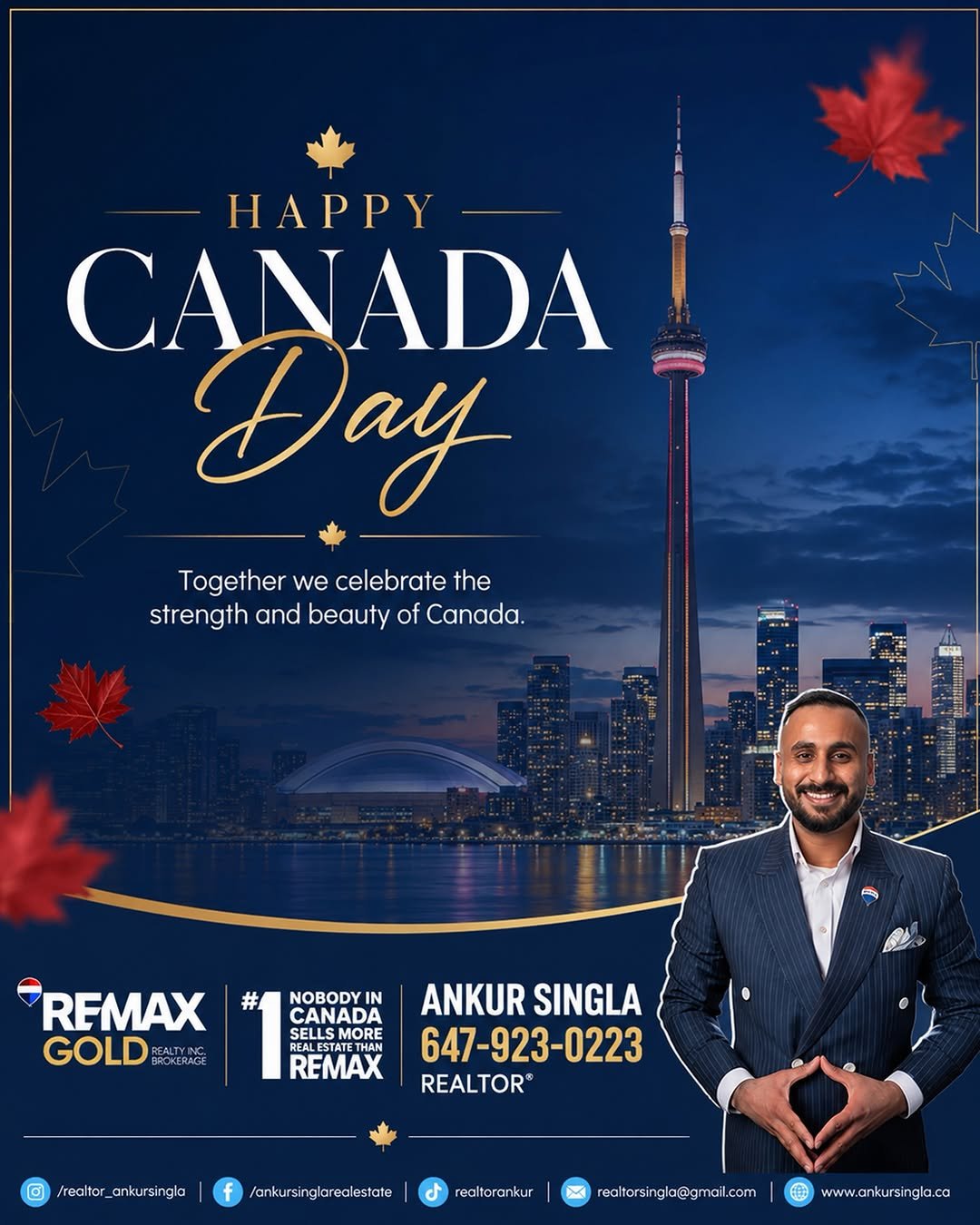 realtor_ankursingla 게시물 이미지: 🇨🇦 Thank you, Canada, for giving me the...