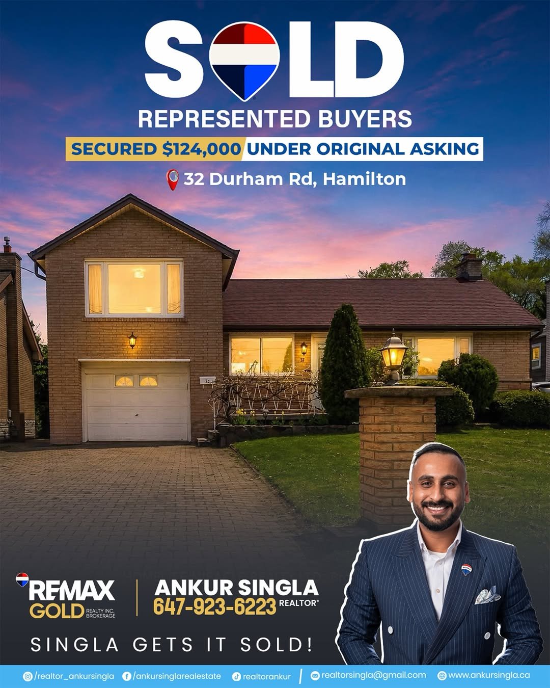 realtor_ankursingla 게시물 이미지: 🏡 Another First-Time Home Buyer will be Moving...