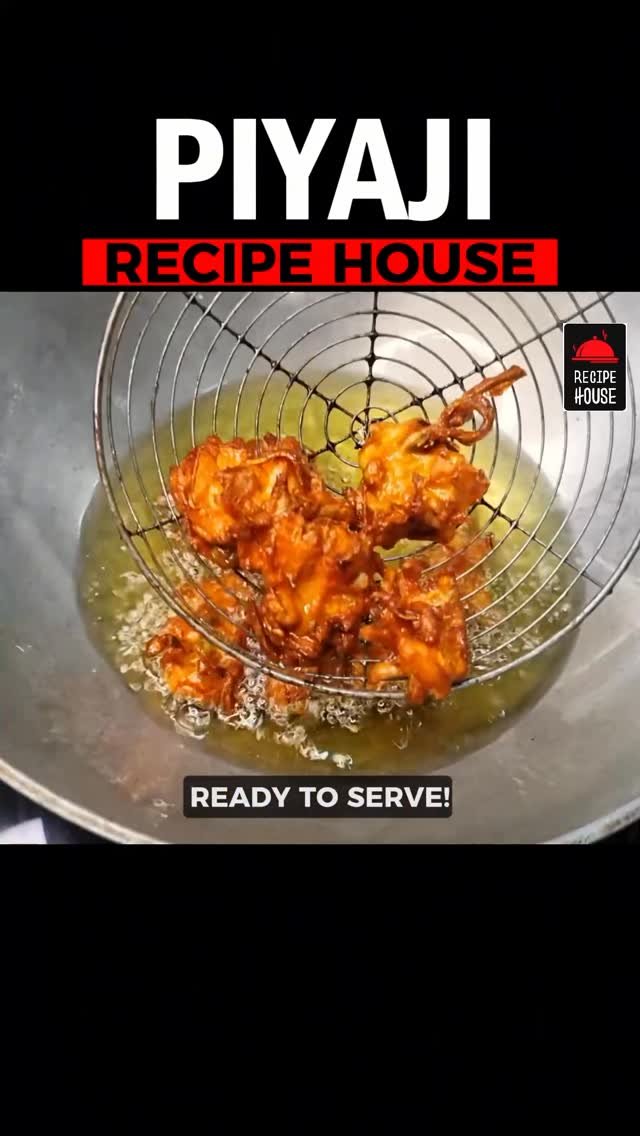 recipehouse_ 게시물 이미지: Piyaji Recipe – Crispy, golden onion fritters...