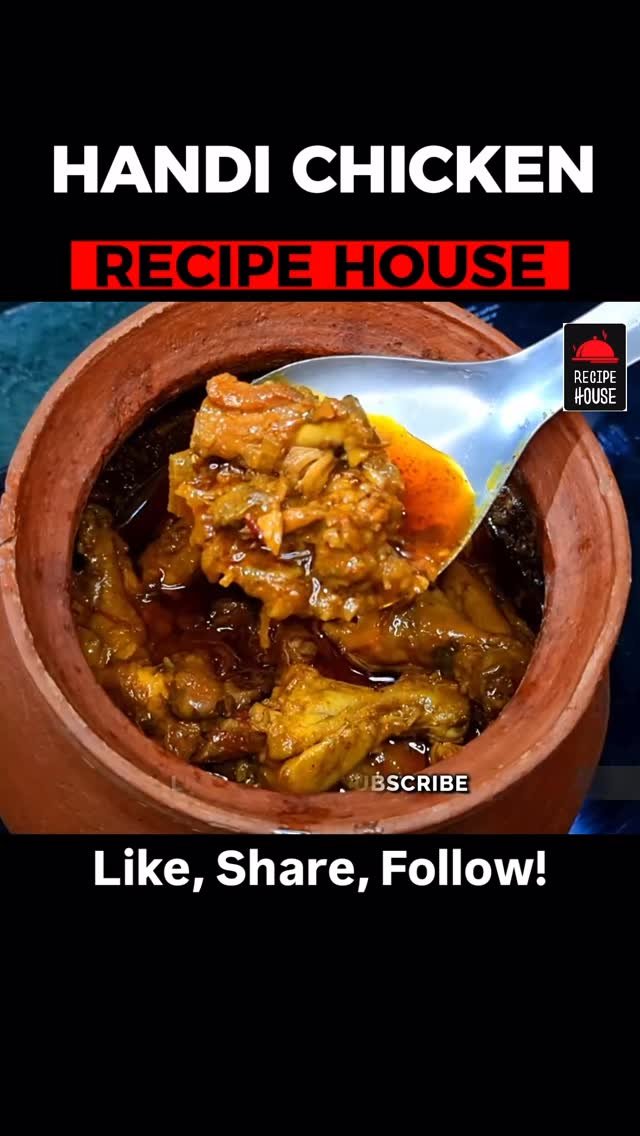 recipehouse_ 게시물 이미지: 🍗🔥 Handi Chicken – rich, flavorful &...