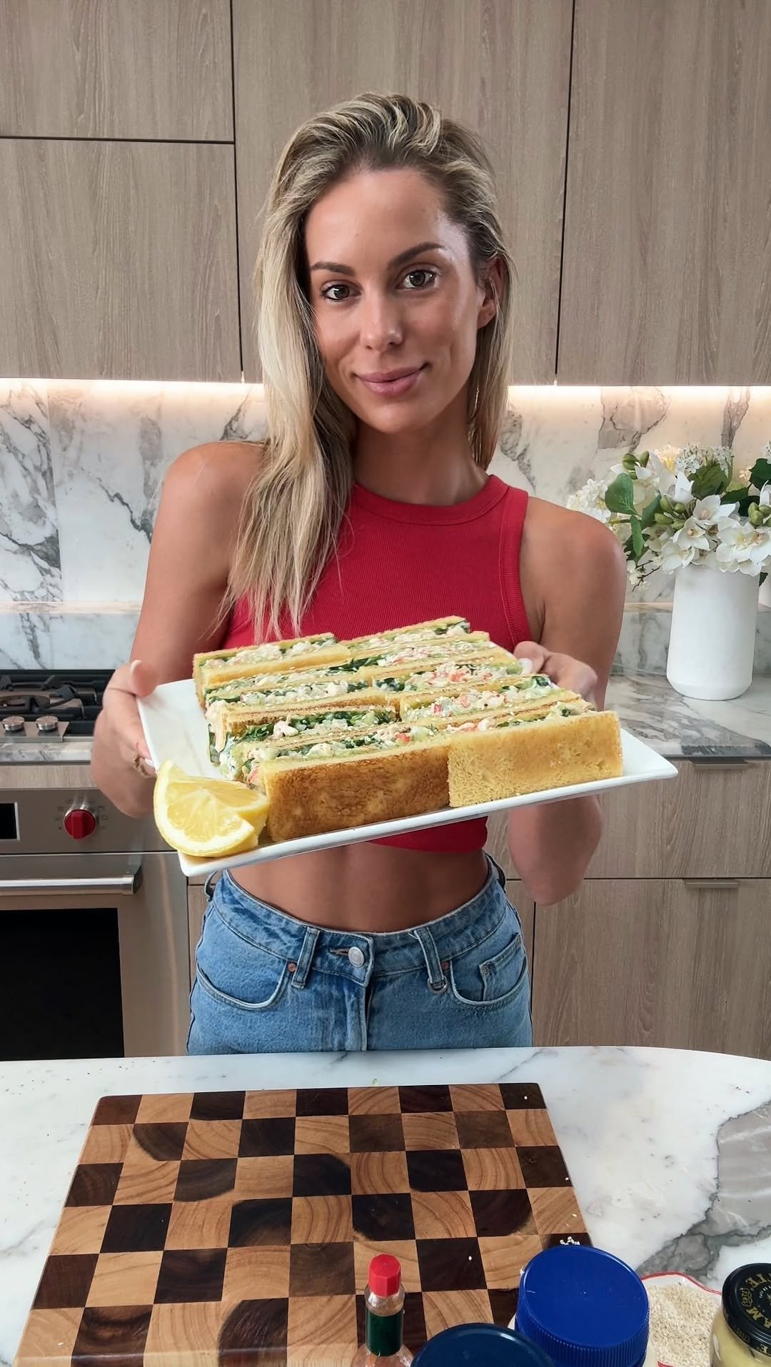 recipesbyvictoria 게시물 이미지: CHRISTMAS PRAWN FINGER SANDWICHES 🦐 Full...