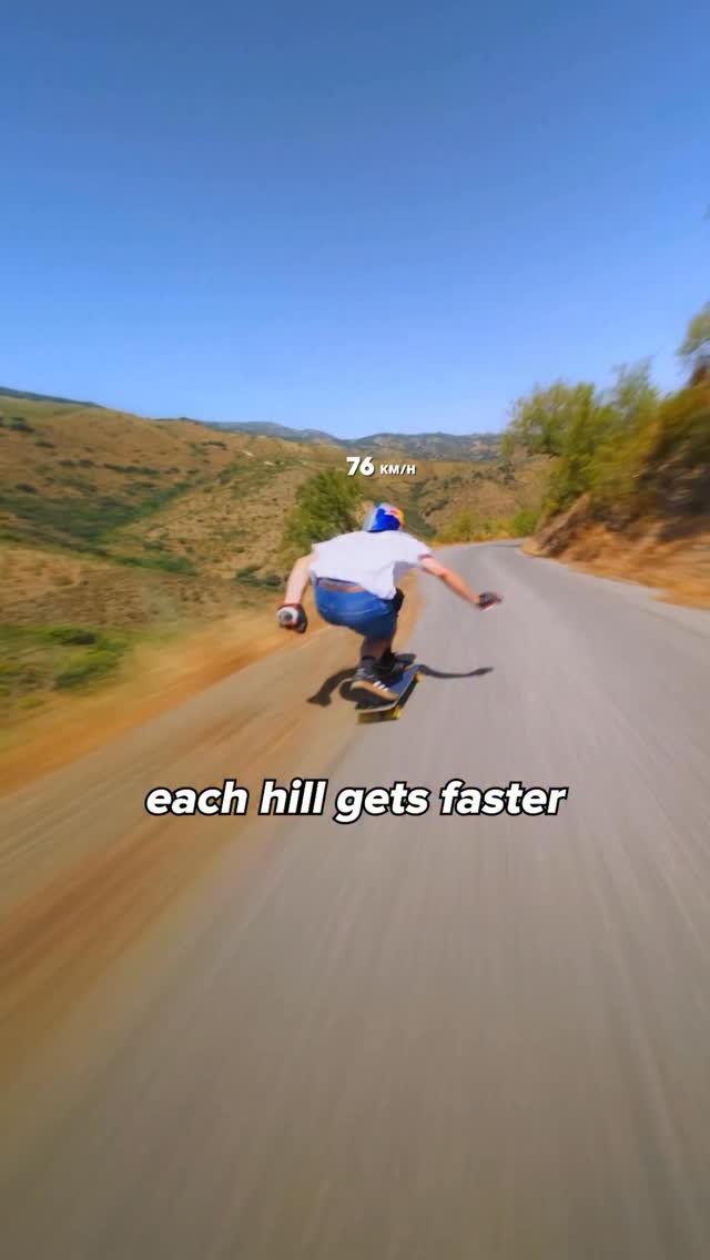 redbull 게시물 이미지: finding out exactly how fast a skateboard can...