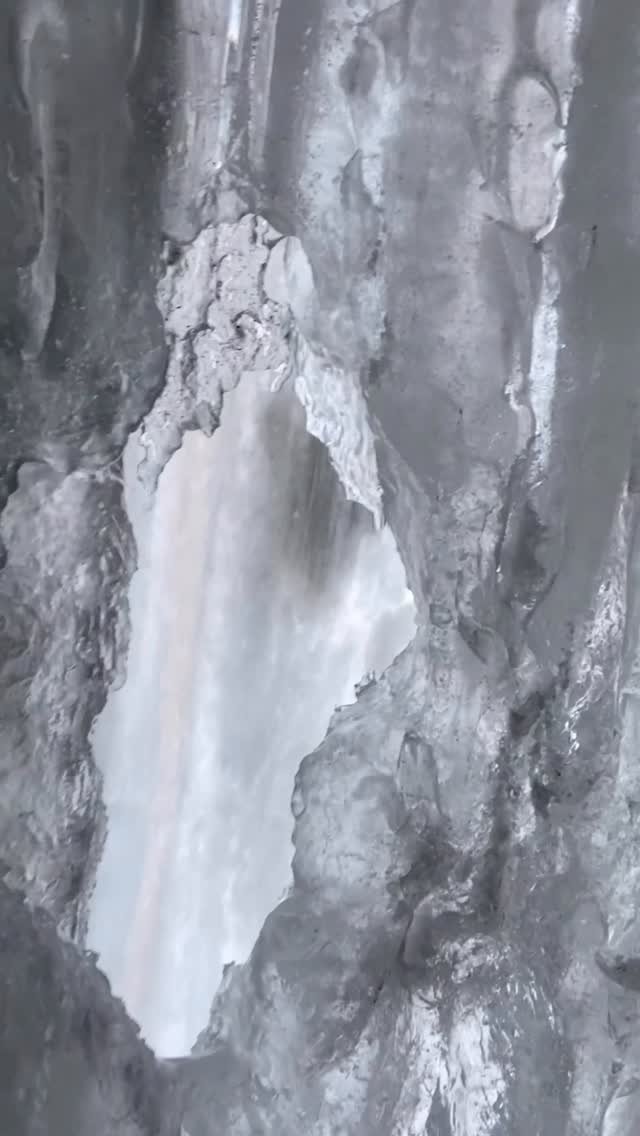 redbulladventure 게시물 이미지: ever seen the inside of a frozen waterfall? 🤯...