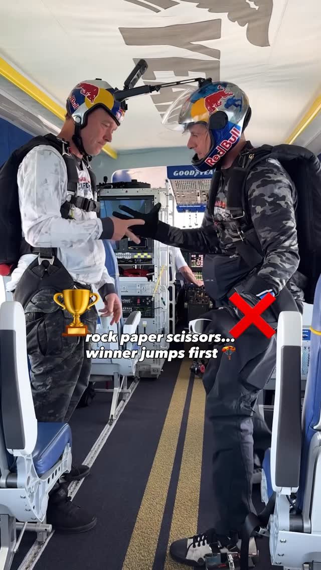redbullairforce 게시물 이미지: jumping out of blimps? easy 😌 winning RPS?...