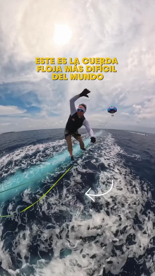 redbullcr 게시물 이미지: solo imagínense una cuerda floja así en Guana...
