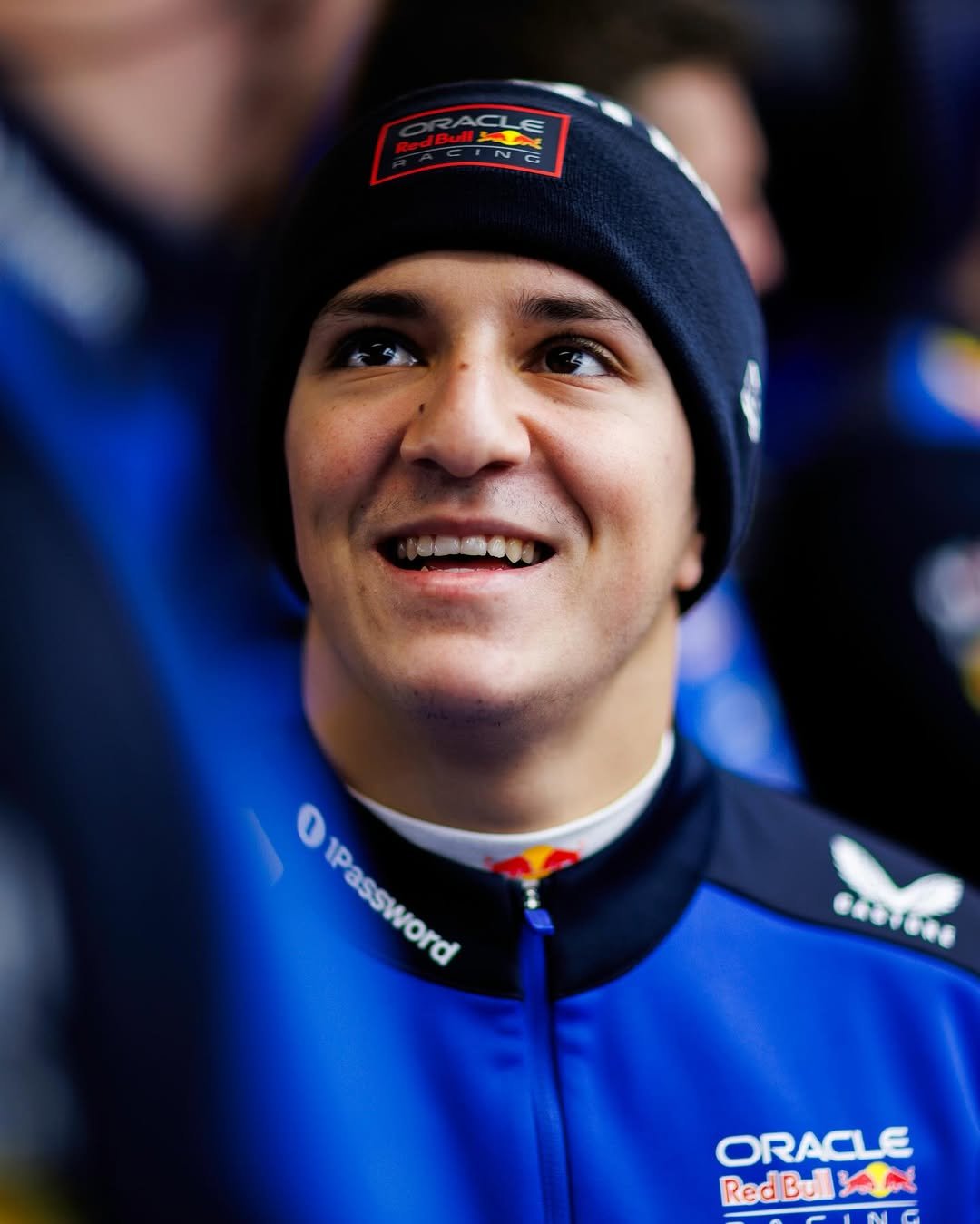 Photo shared by Oracle Red Bull Racing on January 26, 2026 tagging @isackhadjar. May be an image of racing vehicles and text.