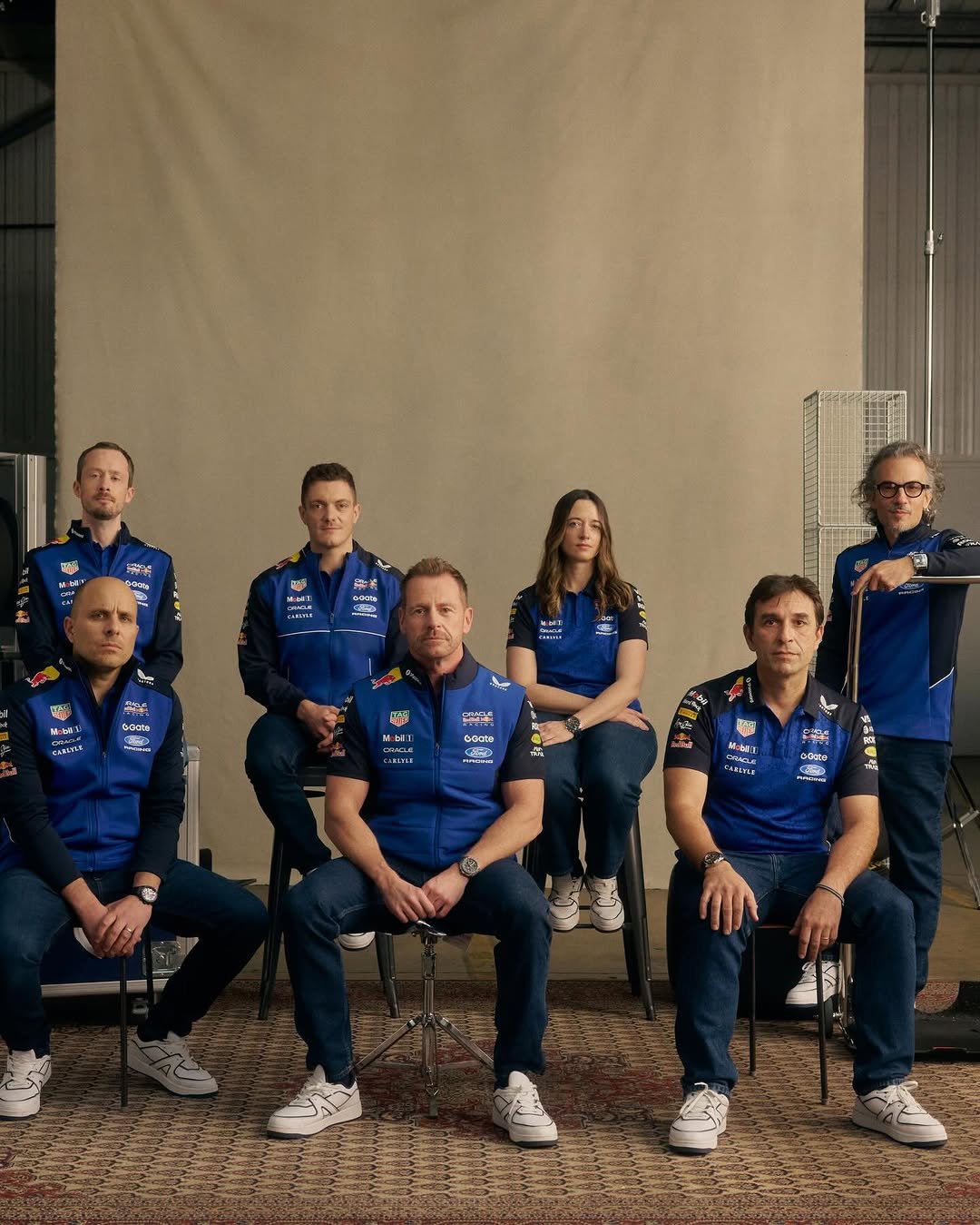 Photo shared by Oracle Red Bull Racing on January 17, 2026 tagging @tagheuer, @apl, @castore_sportswear, and @redbullshop. May be an image of text.