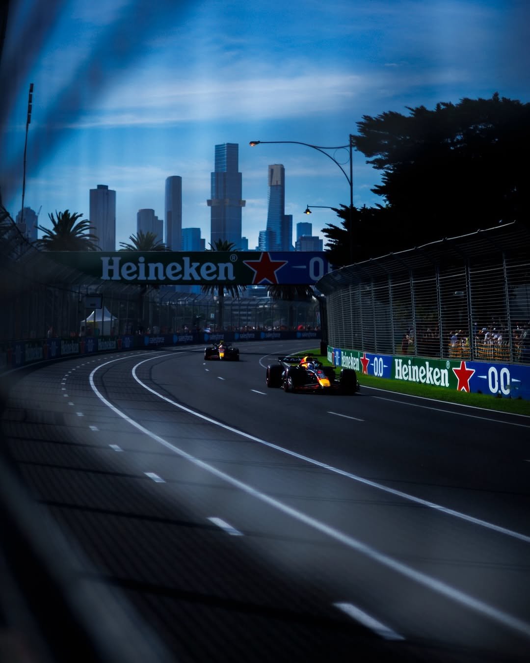 Photo shared by Oracle Red Bull Racing on February 28, 2026 tagging @maxverstappen1. May be an image of racing vehicles, race car and text.