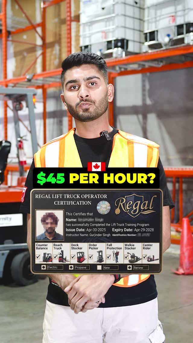 regalforklift 게시물 이미지: $45 PER HOUR 
#Regalforklift