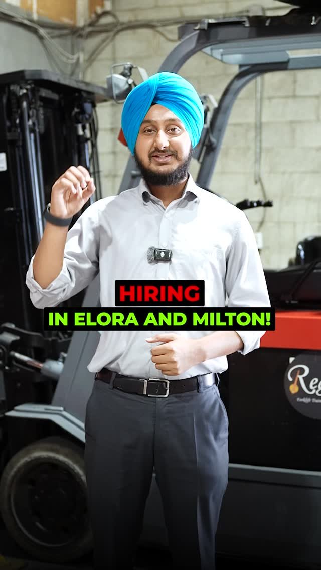 regalforklift 게시물 이미지: Hiring In Elora and Milton !!
#regalforklift...