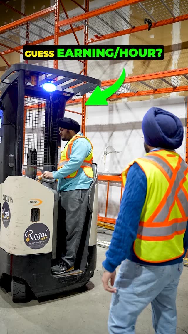 regalforklift 게시물 이미지: Guess Earning/ Hour ?
#Regalforklift