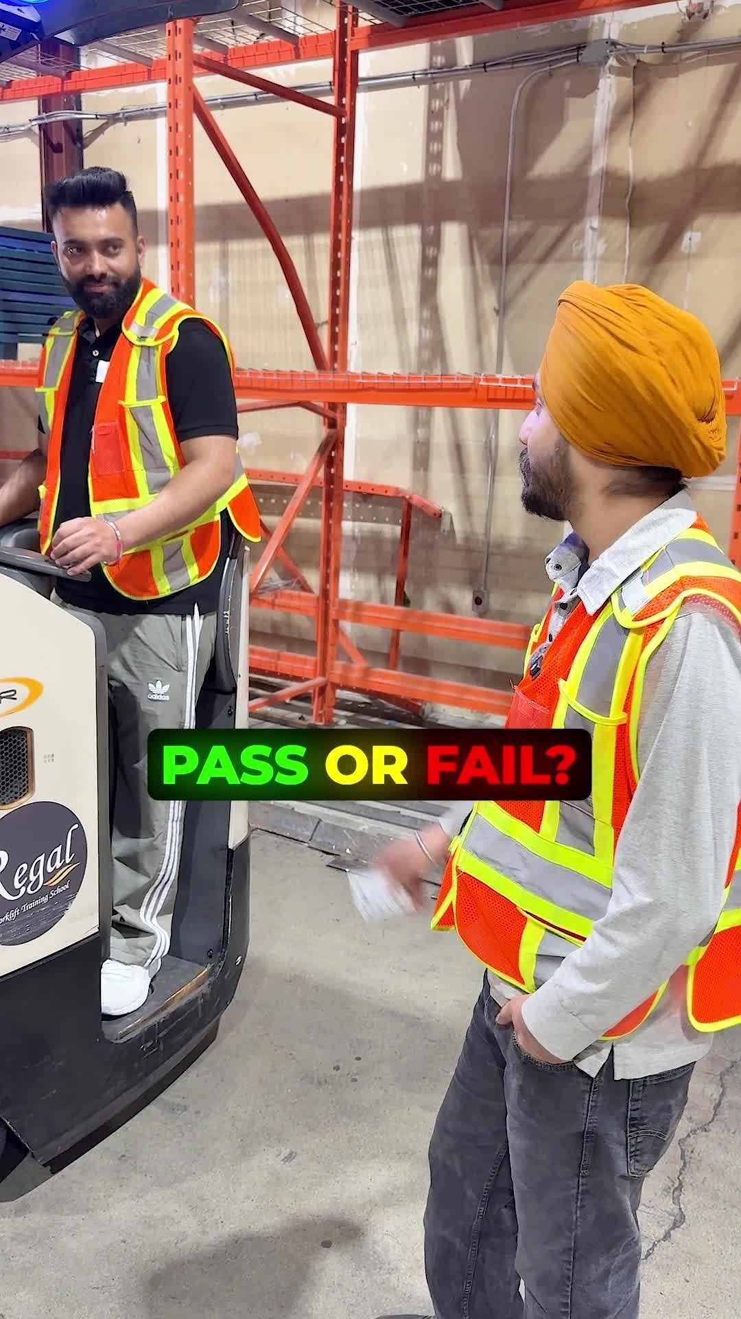 regalforklift 게시물 이미지: PASS OR FAIL ? #regalforklift #forklifttraining